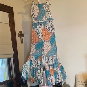 River Island Multicolor BoHo Hippie Style Jumpsuit